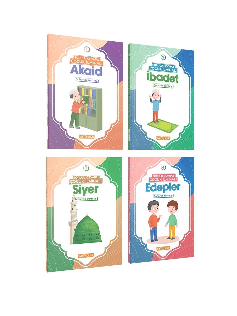 Sorulu Cevaplı Çocuk İlmihali - Dörtlü Set Sorulu Cevaplı Çocuk İlmihali - Dörtlü Set